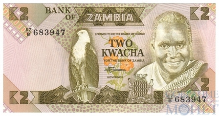 2 квача, 1992 г., Замбия