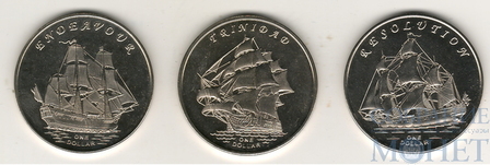 Набор из 3 монет "Острова Гилберта"