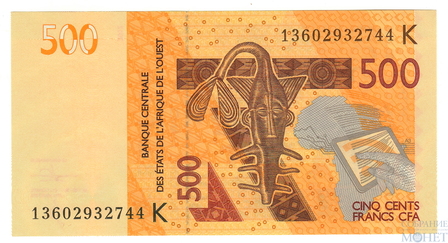 500 франков, 2002 г., CFA(Сенегал)