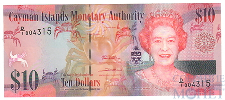 10 долларов, 2010 г., Каймановы острова