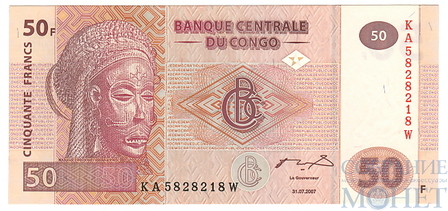 50 франков, 2007 г., Конго