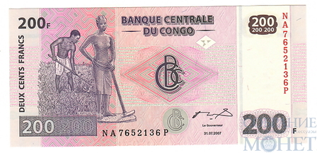 200 франков, 2007 г., Конго