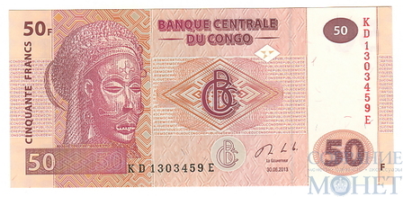 50 франков, 2013 г., Конго