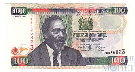 100 шиллингов, 2008 г., Кения