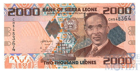 2000 леоне, 2010 г., Сьерра-Леоне
