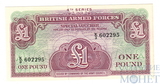 1 фунт, 4 серия, 1962 г., Денежный знак для вооруженных сил Великобртании