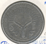 5 франков, алюминий, 1959 г.,Французский Сомалиленд