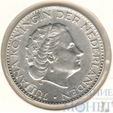 1 гульден, серебро, 1956 г., Нидерланды