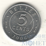 5 центов, 2006 г., Белиз