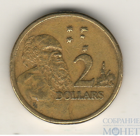 2 доллара, 1958 г., Австралия(Королева Елизавета II)