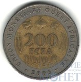 200 франков, 2005 г., Западная Африка