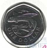 1 доллар, 2008 г., Барбадос