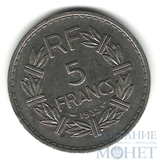 5 франков, 1935 г., Франция
