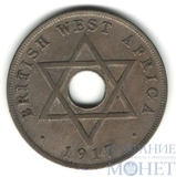 1 пенни, 1917 г., Британская Западная Африка