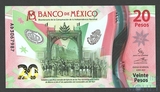 20 песо, 2021 г., Мексика(юбилейная)