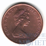 1 новый пенни, 1975 г., остров Мэн(Елизавета II)