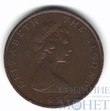 2 новых пенни, 1975 г., остров Мэн(Елизавета II)