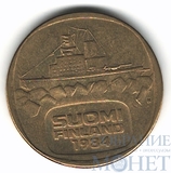 5 марок, 1984 г., Финляндия,"Ледокол Варма"