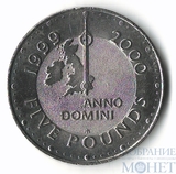 5 фунтов, 1999 г., Великобритания(Миллениум 2000)