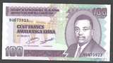 100 франков, 2011 г., Бурунди
