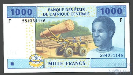 1000 франков, 2002 г., Гвинея Экваториальная
