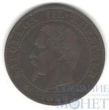 5 сантимов, 1856 г., Франция,(Наполеон III)