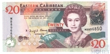 20 долларов, 2012 г., Карибские острова(Восточные)