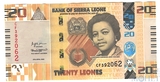 20 леоне, 2022 г., Сьерра-Леоне
