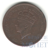 1 цент, 1940 г., Цейлон(Георг VI)