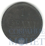 Монета для Финляндии: 1 пенни, 1892 г.