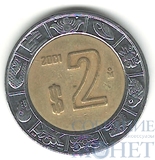 2 песо, 2001 г., Мексика