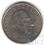 10 крон, 2011 г., Норвегия,"Харальд V"