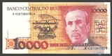 10000(10 новых)крузадо, 1989-1990 гг.., Бразилия
