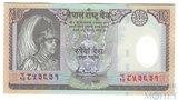 10 рупий, 2002 г., Непал,"Вступление на престол короля Гьянендра"