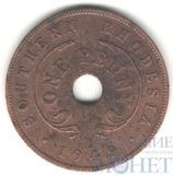 1 пенни, 1949 г., Южная Родезия(Георг VI король Великобритании (1936-1952))