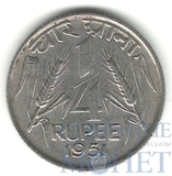 1/4 рупии, 1951 г., Индия