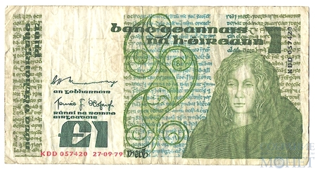 1 фунт, 1979 г., Ирландия