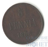 Монета для Финляндии: 5 пенни, 1888 г.