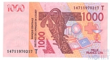 1000 франков, 2003 г., Того