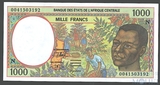 1000 франков, 2000 г., Гвинея Экваториальная