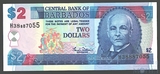 2 доллара, 2000 г., Барбадос