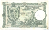 1000 франков(200 белгас), 1943 г., Бельгия