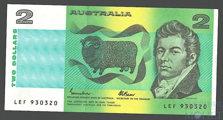 2 доллара, 1985 г., Австралия