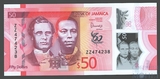 50 долларов, 2022 г., Ямайка"60 лет Независимости"