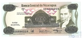 100000 кордоба(на 500 кордоба), 1987 г., Никарагуа