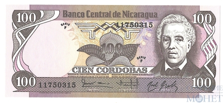 100 кордоба, 1984 г., Никарагуа