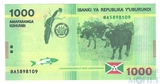 1000 франков, 2015 г., Бурунди