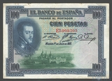 100 песет, 1925 г., Испания
