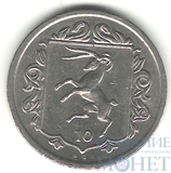 10 пенсов, 1984 г., остров Мэн(Елизавета II)