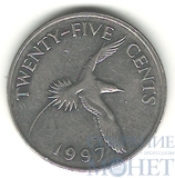 25 центов, 1997 г., Бермуды(Елизавета II)